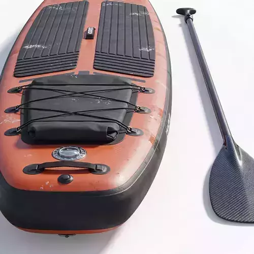 Realistic Professional Paddleboard 3D Model 3D Model