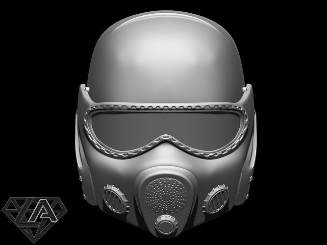 Metro 2033 helmet 3D print model