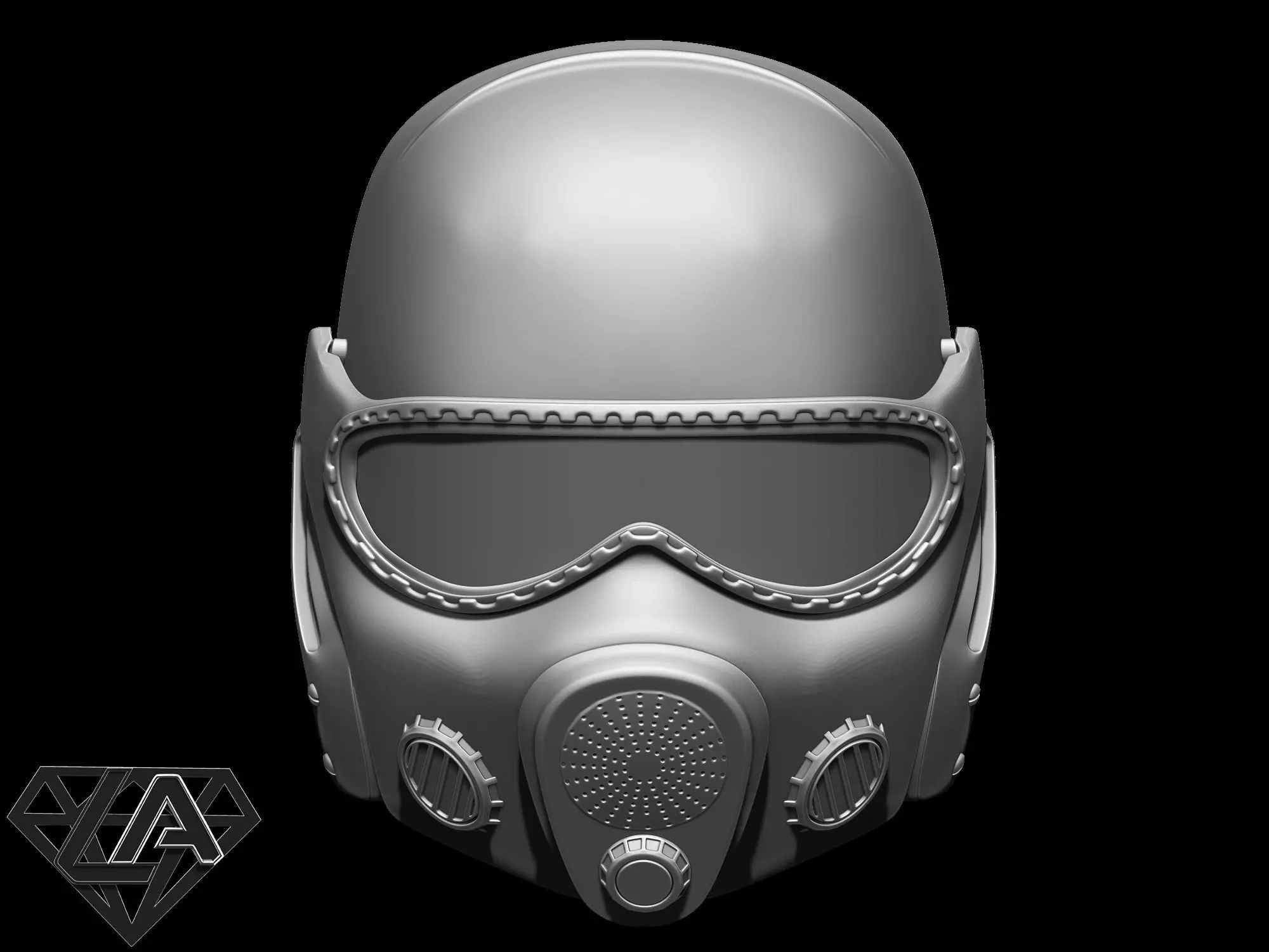 Metro 2033 helmet 3D model 3D printable | CGTrader