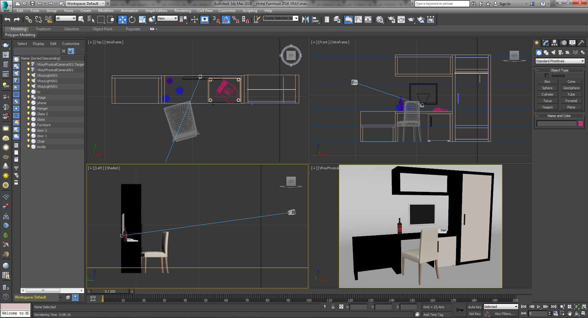 Hotel Furniture 3D model_7