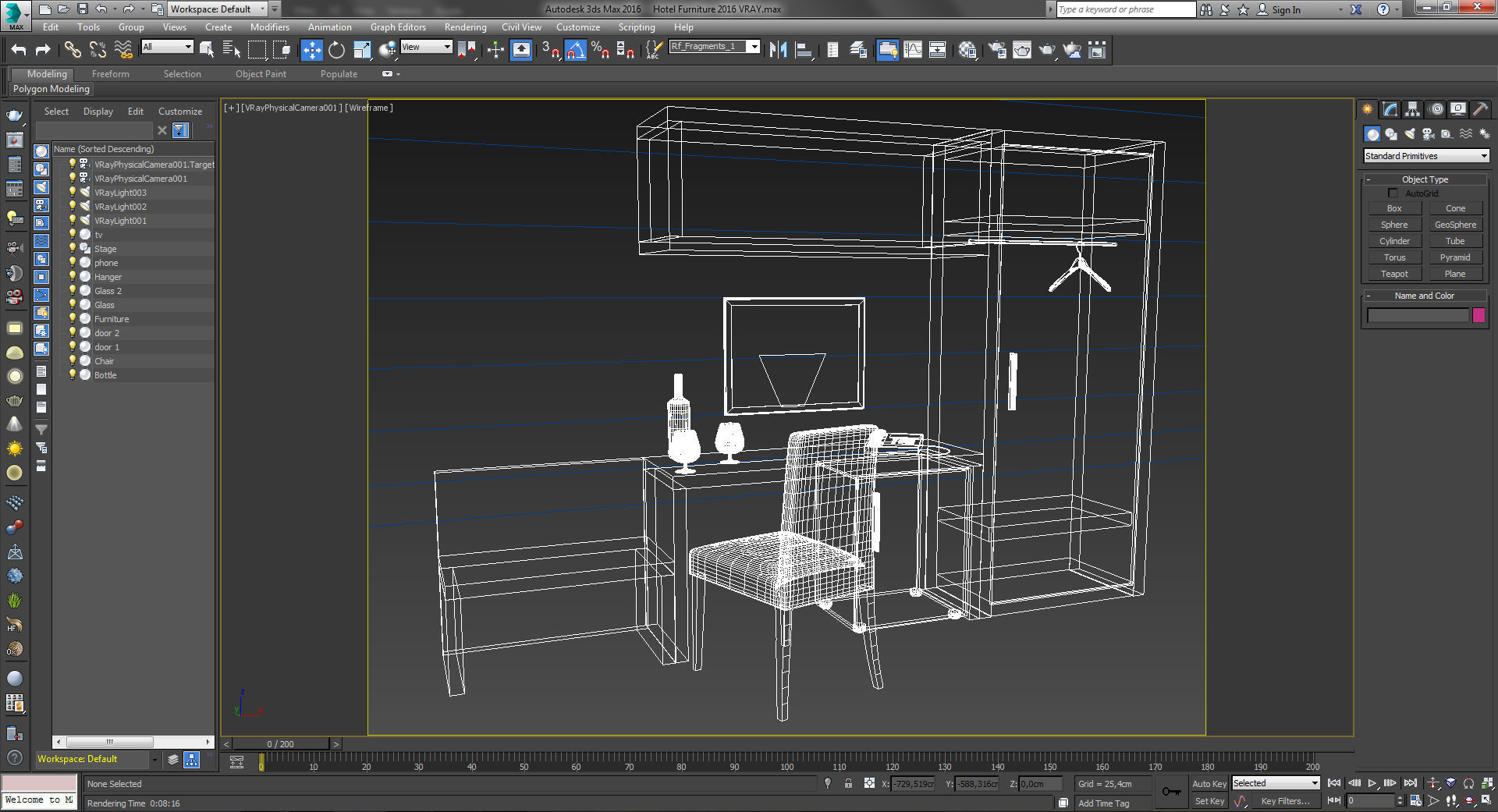 Hotel Furniture 3D model_8