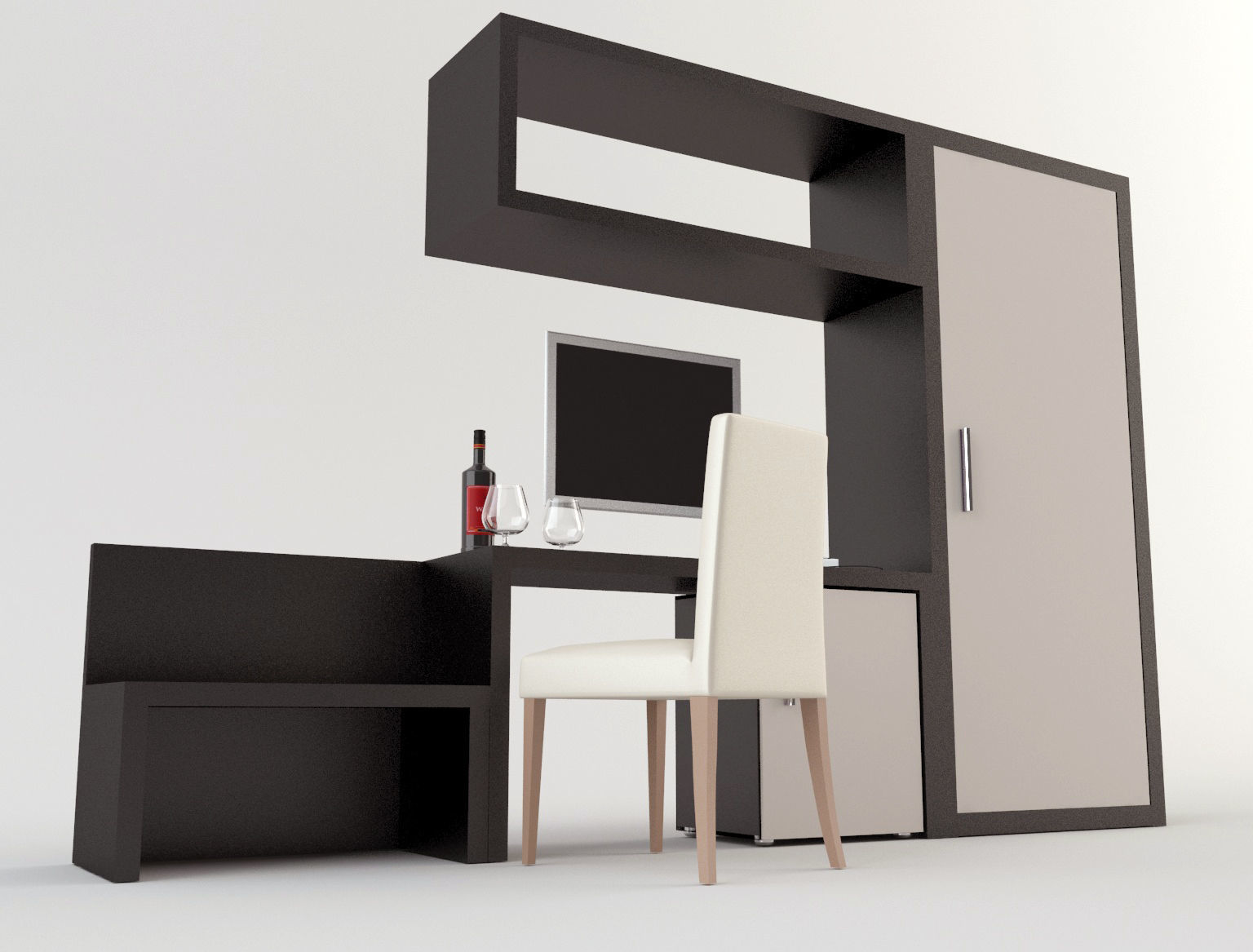 Hotel Furniture 3D model_6
