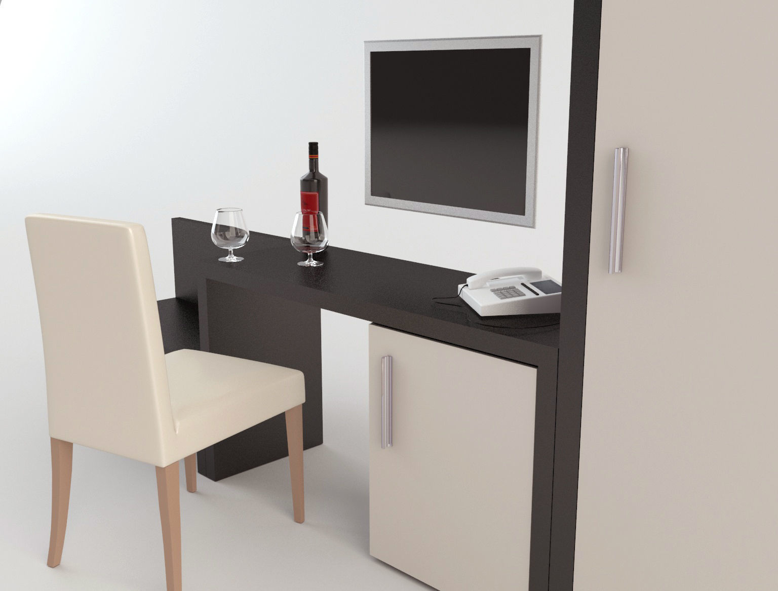 Hotel Furniture 3D model_3