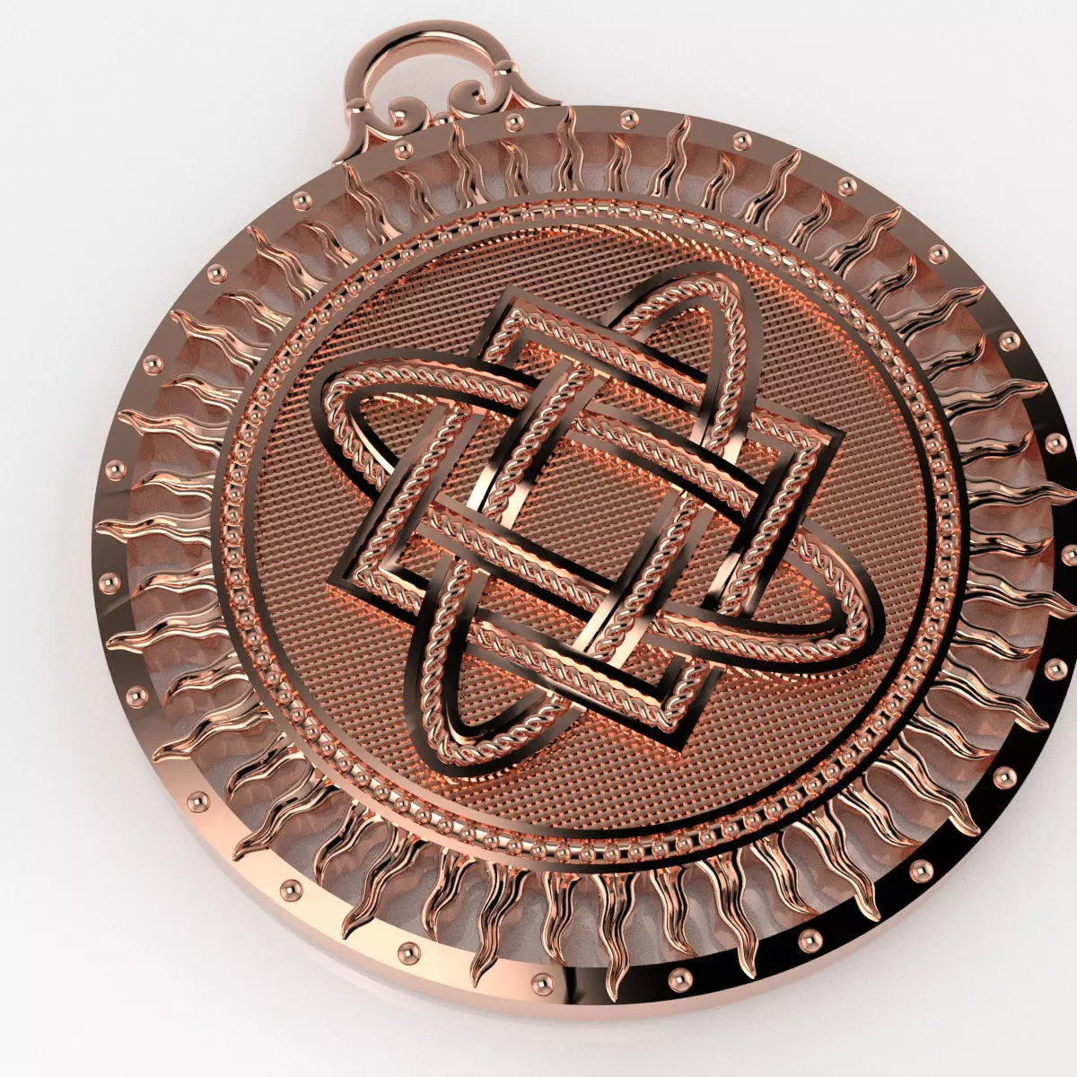 Slavic amulet Star of Lada 3D print model