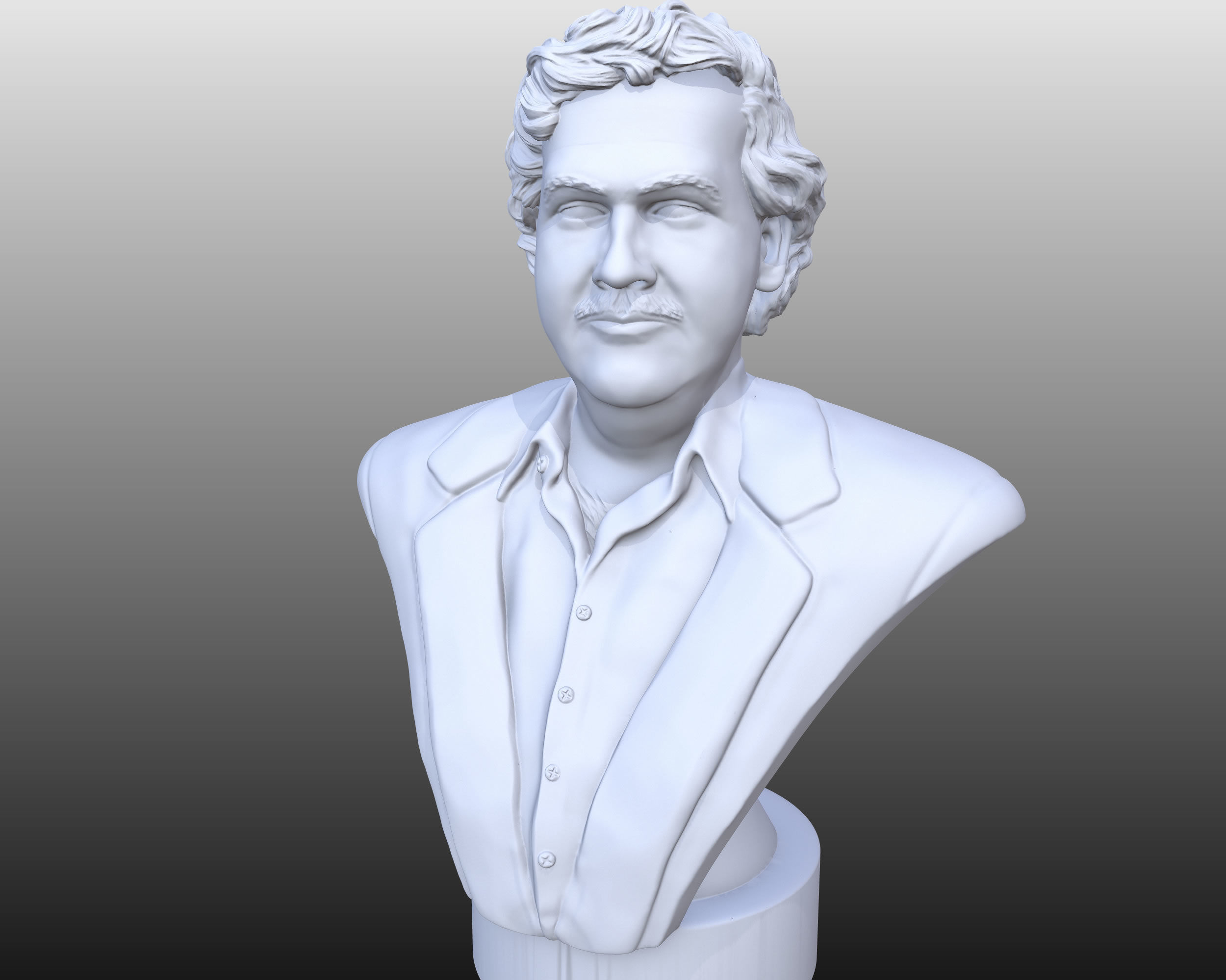 Pablo Escobar 3D print model_1