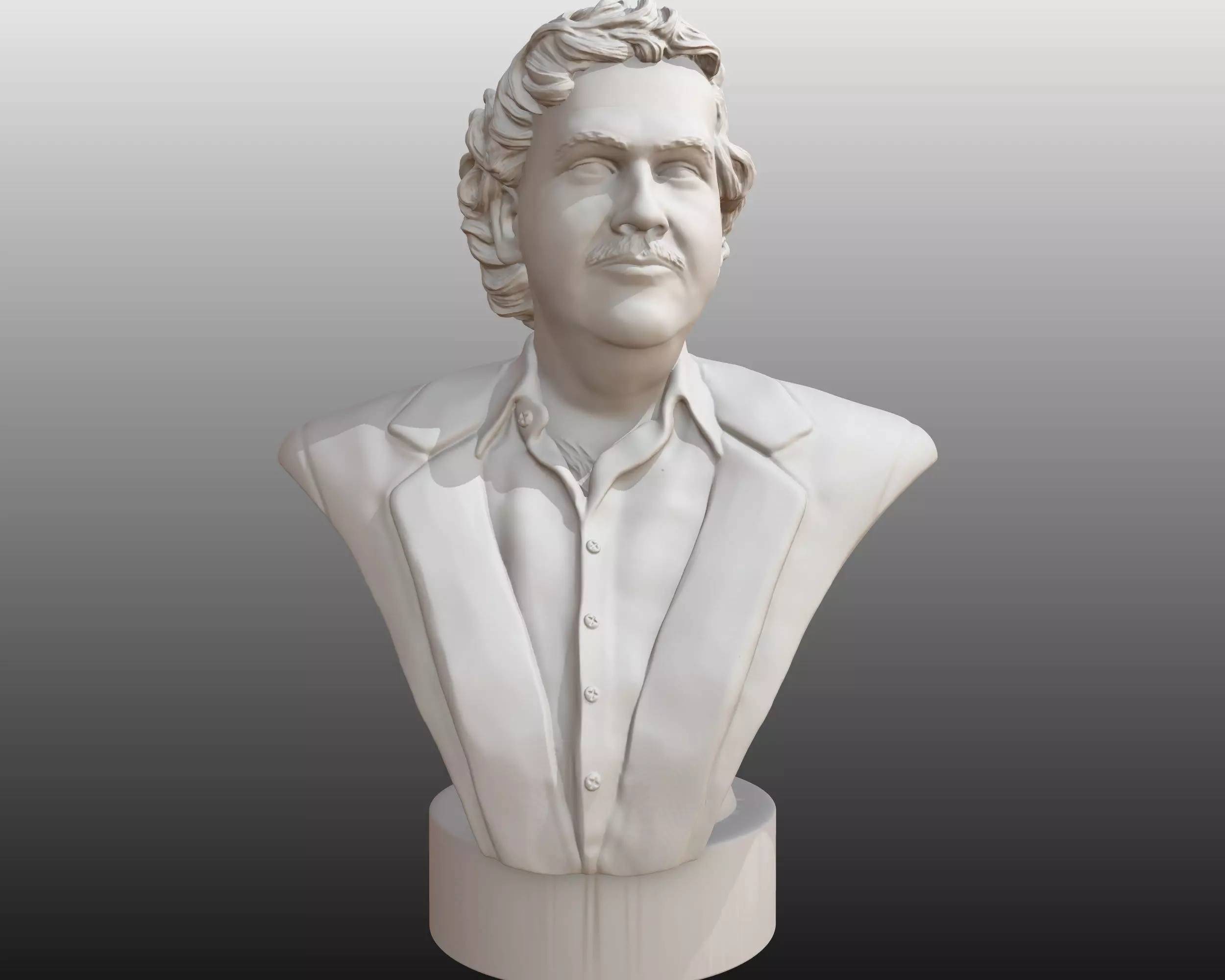 Pablo Escobar 3D print model_0
