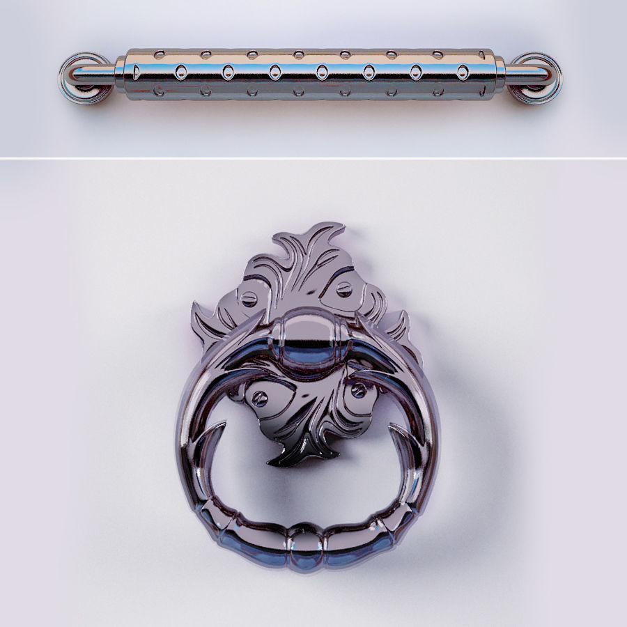 Door Entrance set  3D model_4