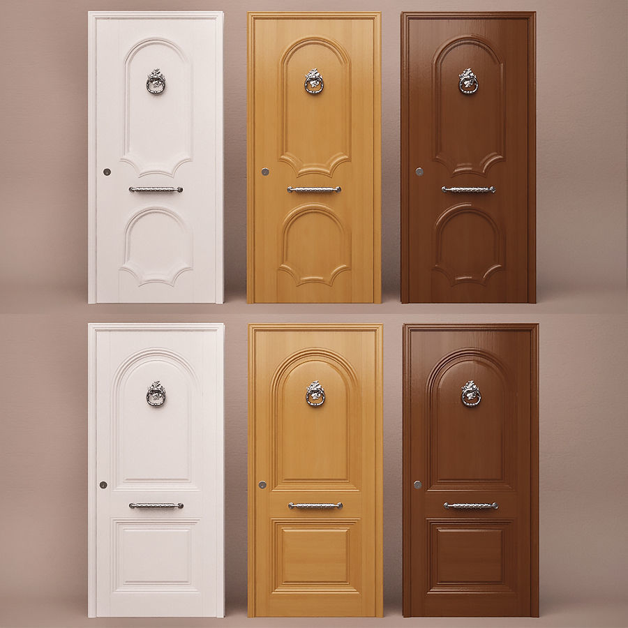 Door Entrance set  3D model_3