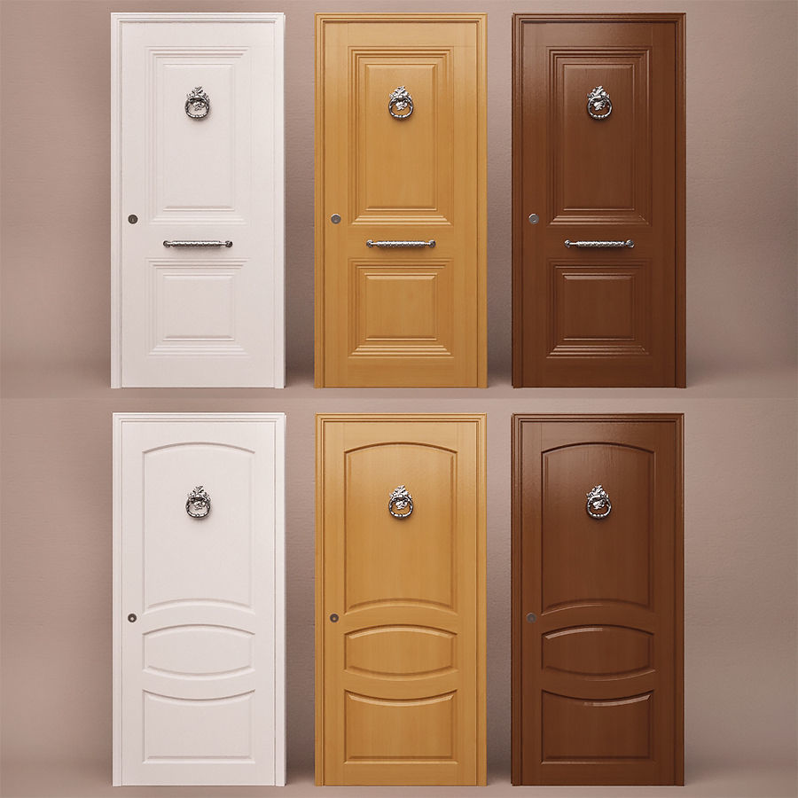 Door Entrance set  3D model_2
