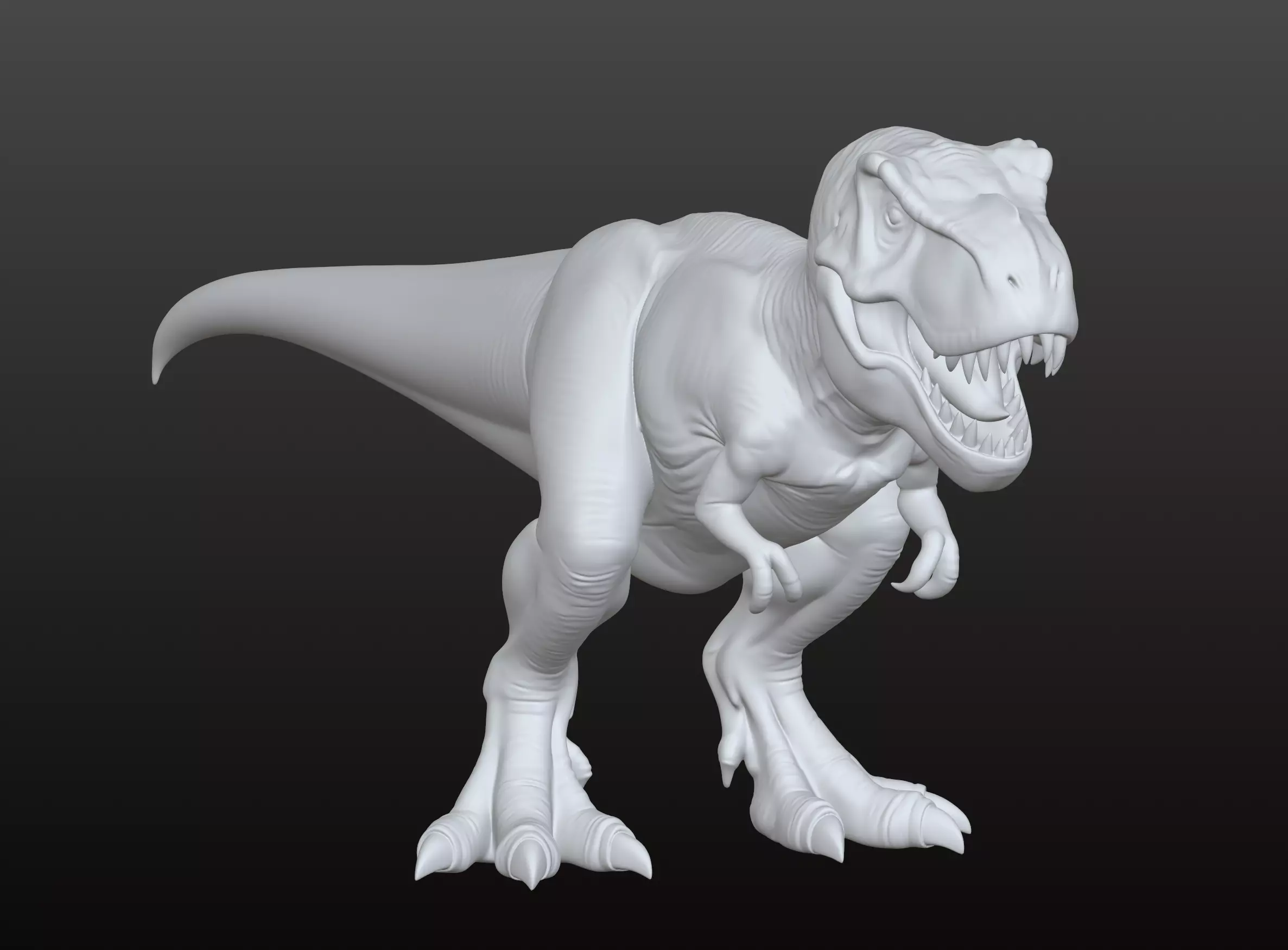TRex Dinosaur STL Realistic Dinosaur Collection model 1 3D print model