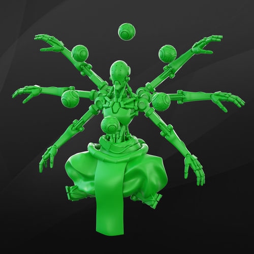 Zenyatta - Overwatch 3D print model