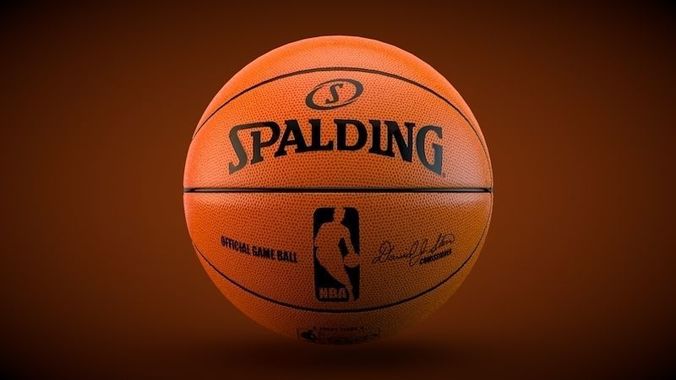 Spalding Official NBA Ball 3D model