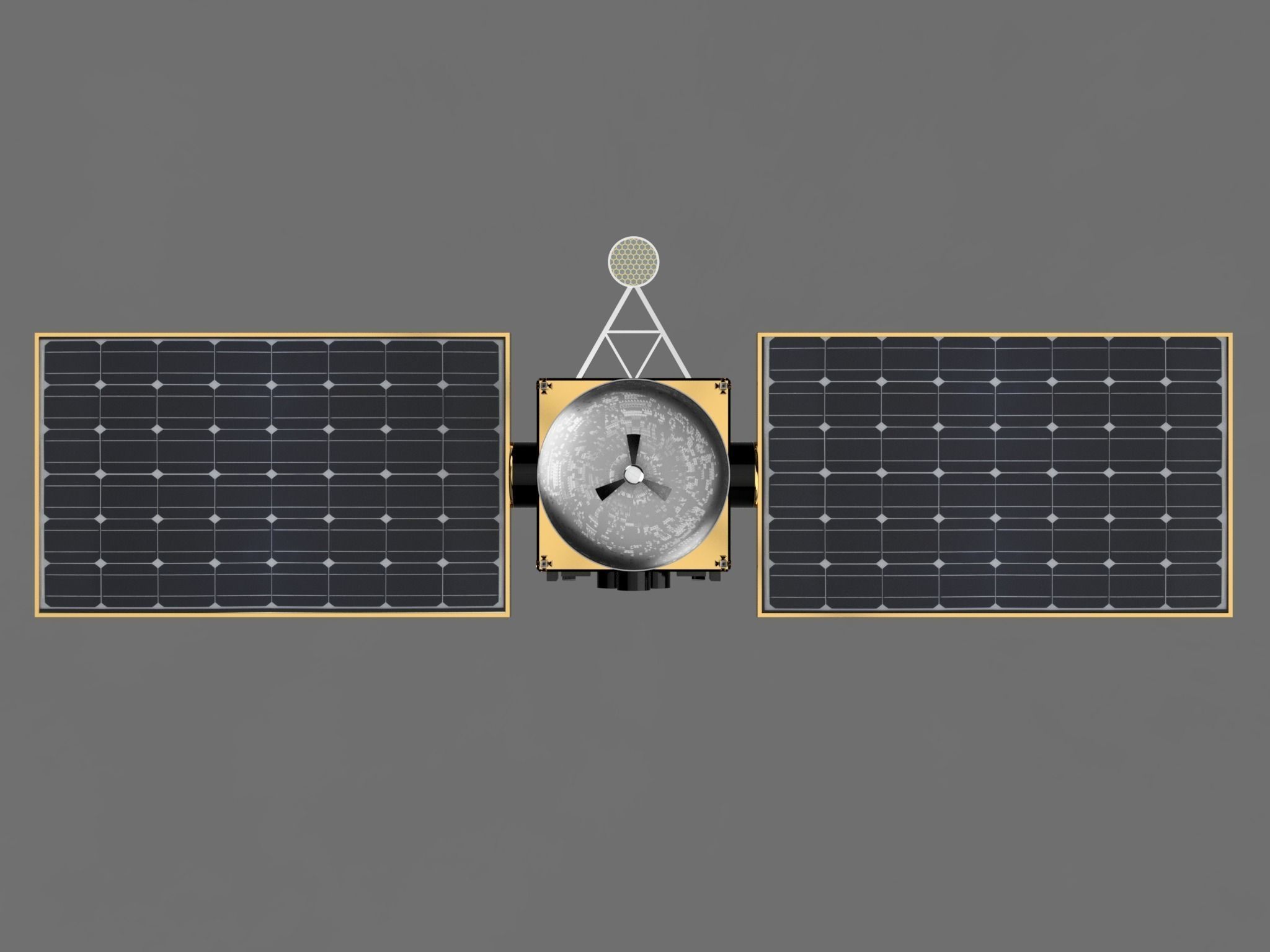 Telescope Satellite 3D model_7