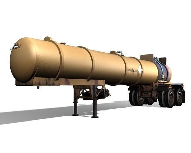 Old Pump Trailer 3D model