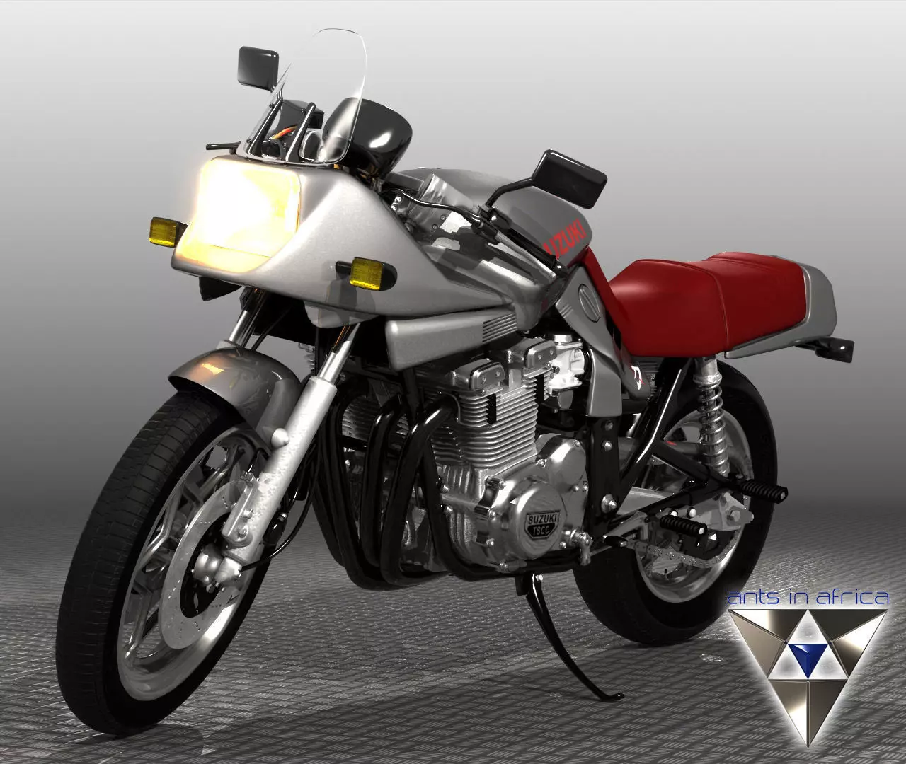 Suzuki Katana 1100 3D model_0