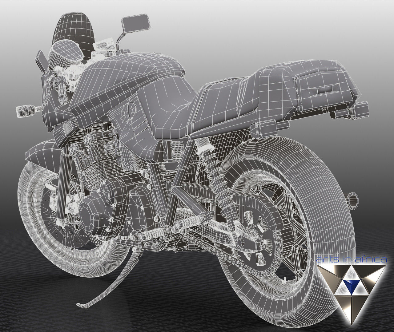 Suzuki Katana 1100 3D model_3