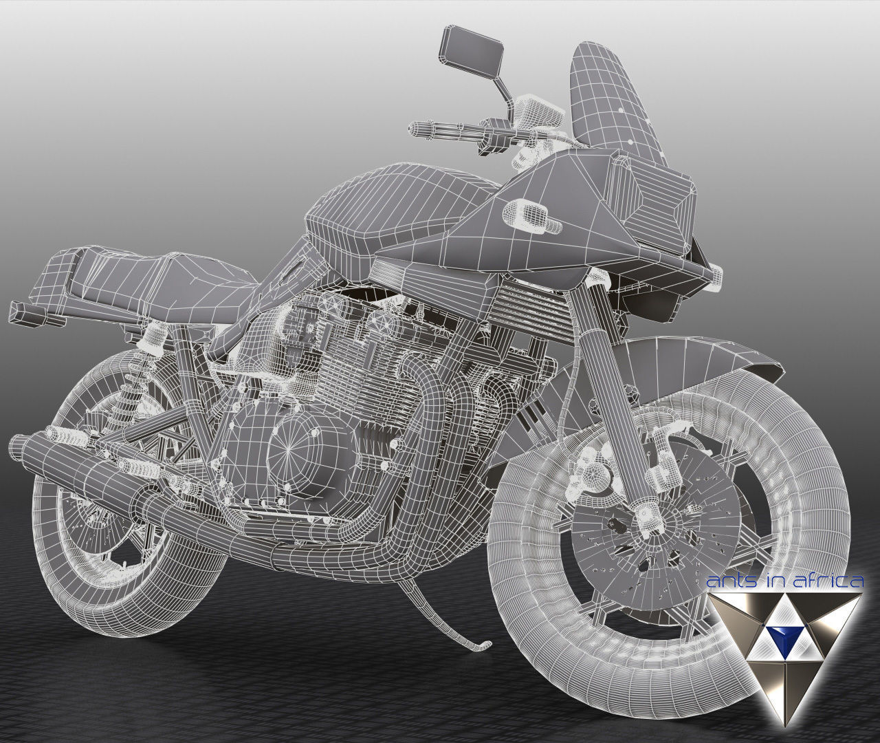 Suzuki Katana 1100 3D model_7