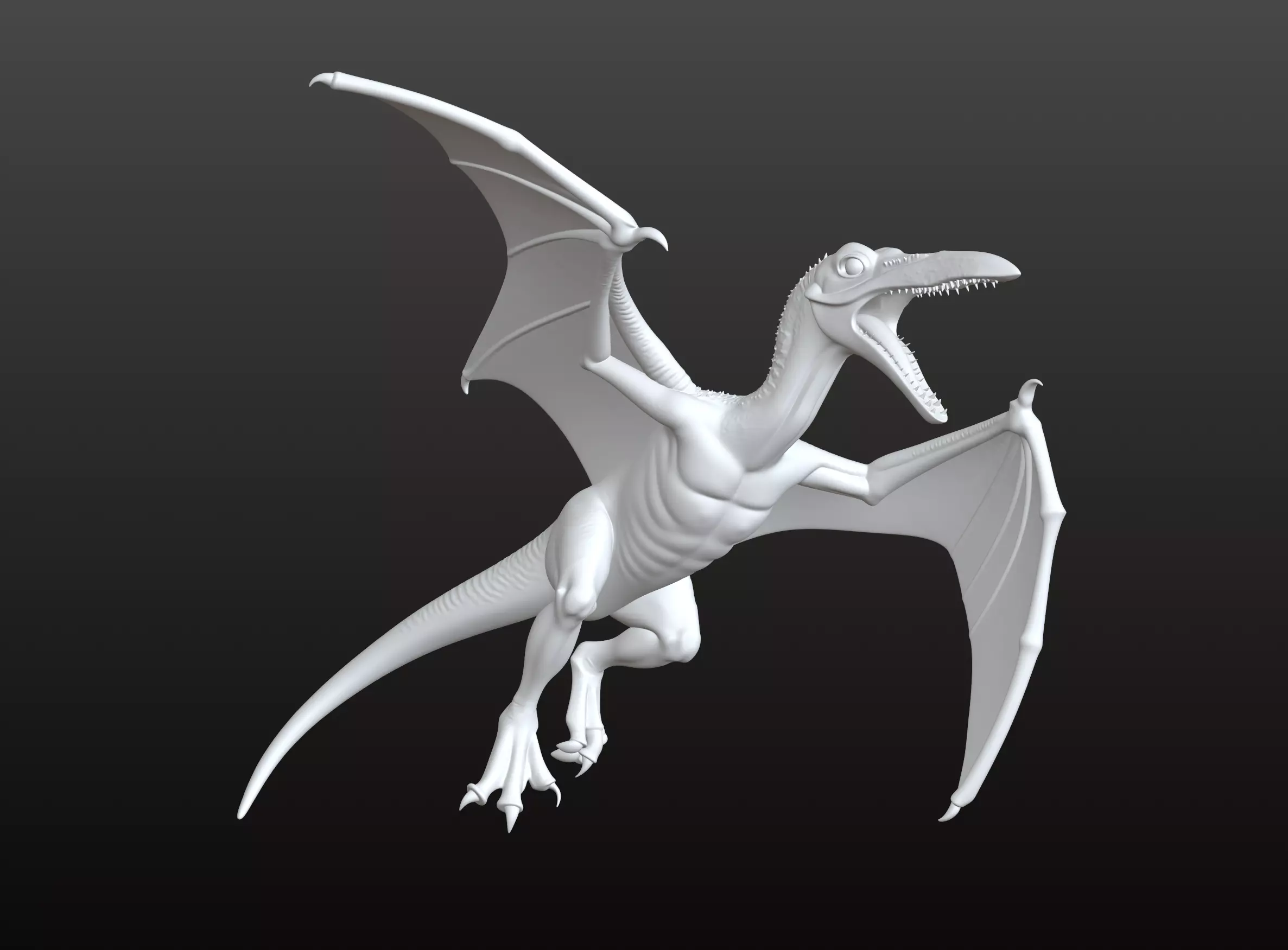 Flying Reptile Giant Winged Prehistori 3D Model 5 3D print model