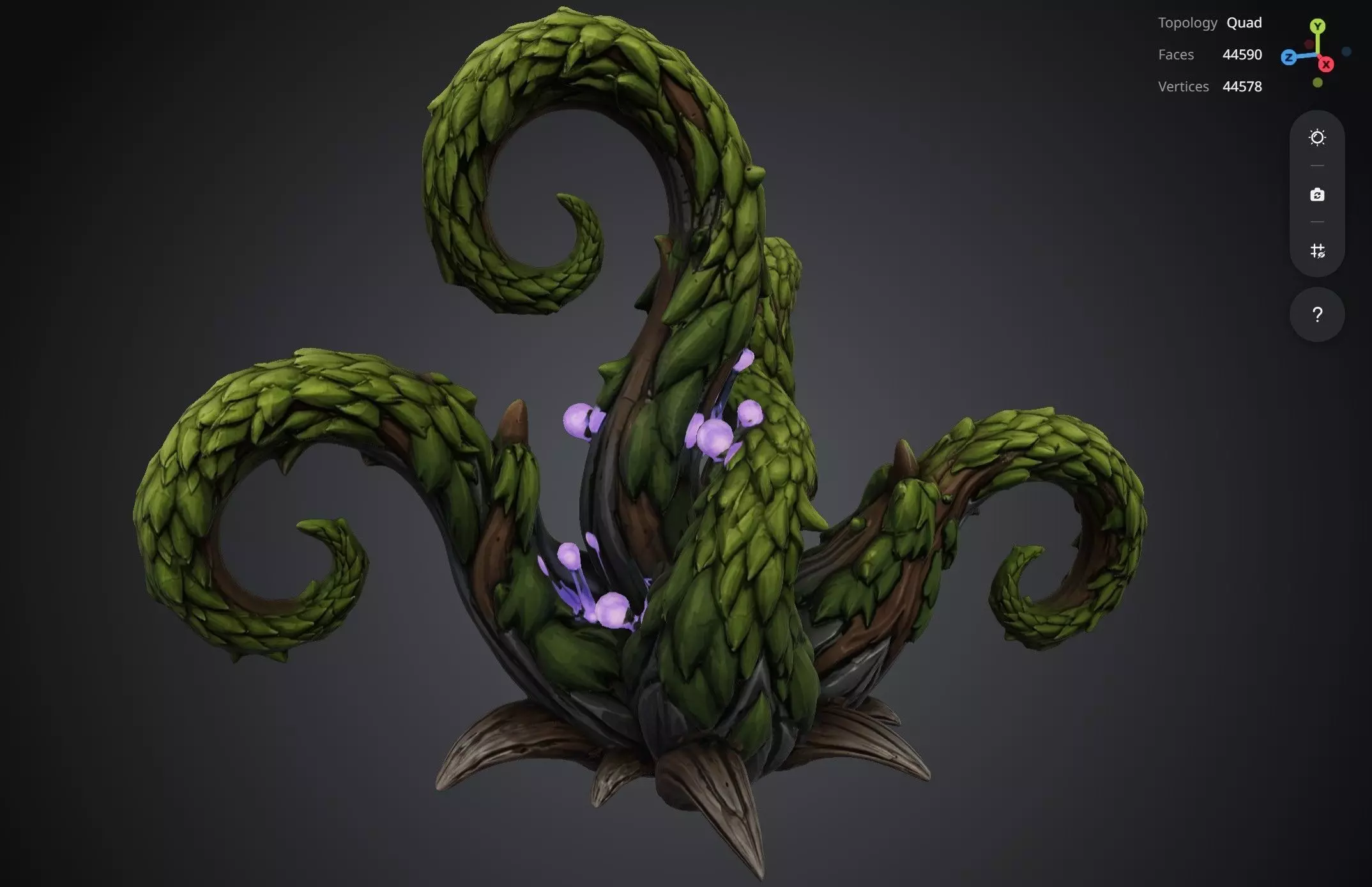 Living Fantasy Thorn 3D model
