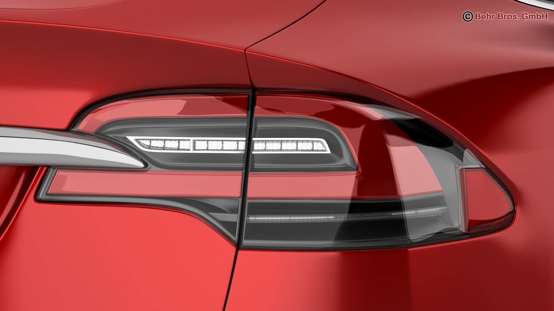 Tesla Model X 2017 3D model_10