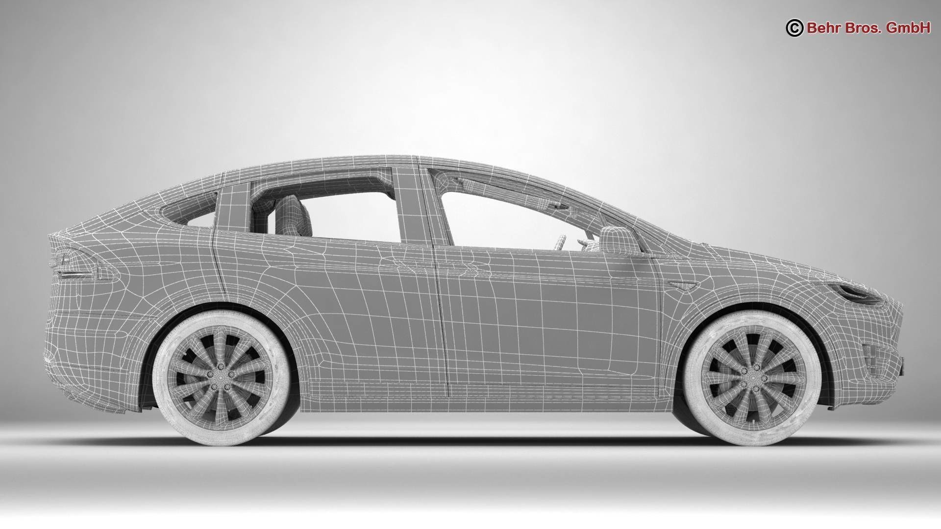 Tesla Model X 2017 3D model_20