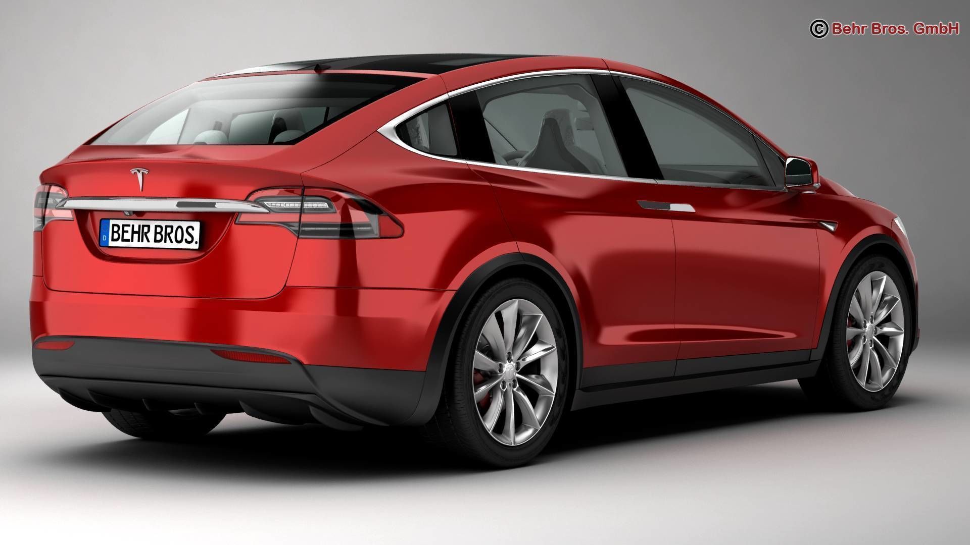 Tesla Model X 2017 3D model_3
