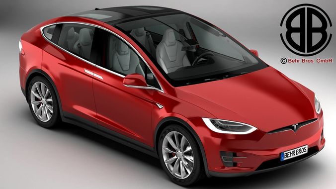 Tesla Model X 2017 3D model