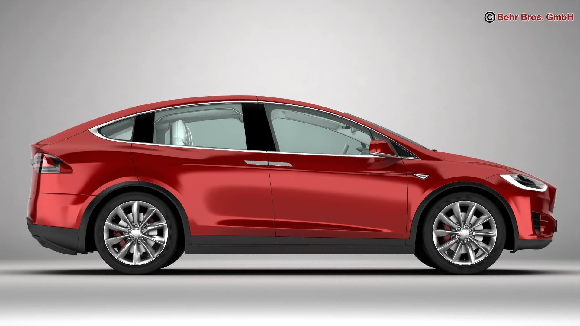 Tesla Model X 2017 3D model_5