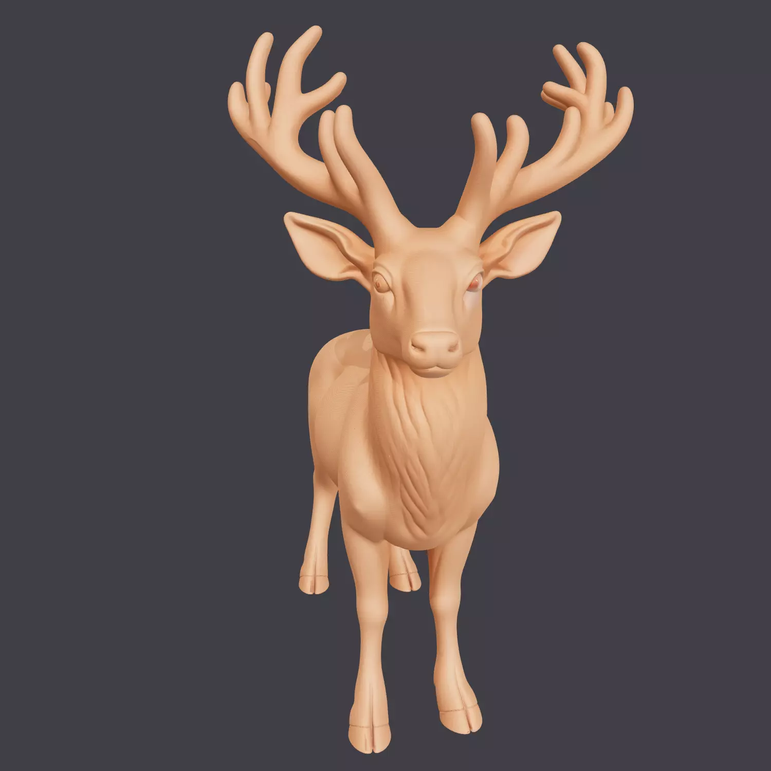 Deer Sculpture R2 3D print model