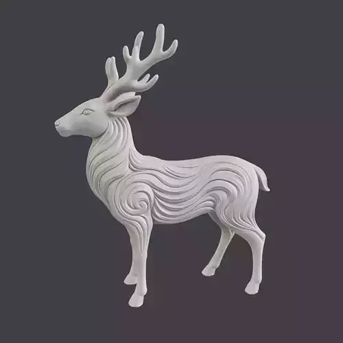 Deer Sculpture R1