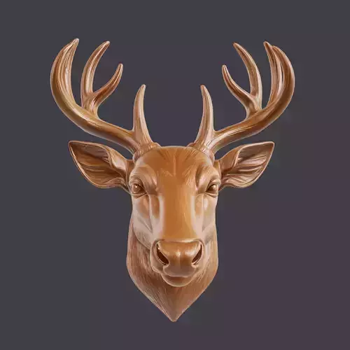 Deer Head Sculpture R2