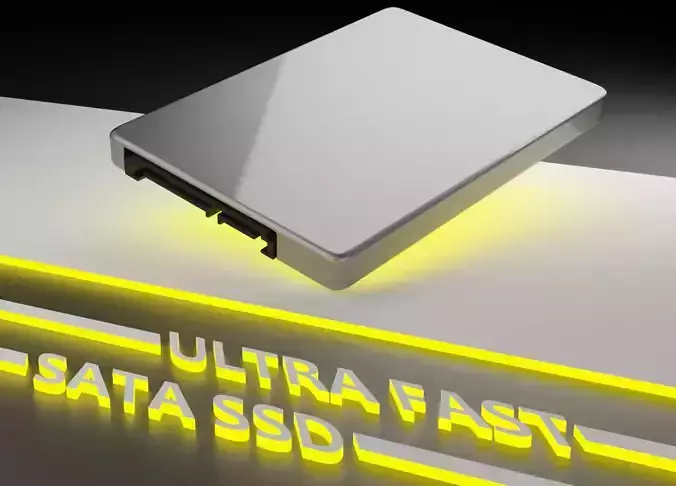 SSD Solid State Drive sata 3 new design 3D model