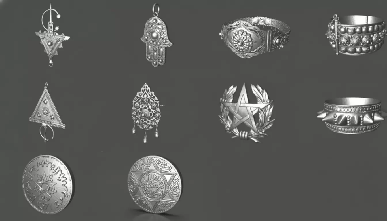 Moroccan Antique Jewelry 3D Model 3D model