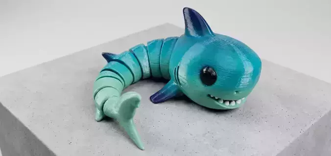 Chibi Shark Static Toy