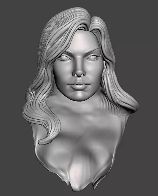 Black Canary headsculpt head sculpt 3D print model
