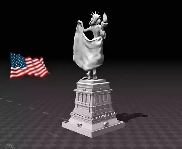 Statue of Liberty 3D print model