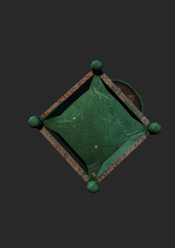 TrashCan trash can Free low-poly 3D model_2