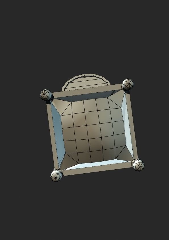TrashCan trash can Free low-poly 3D model_5