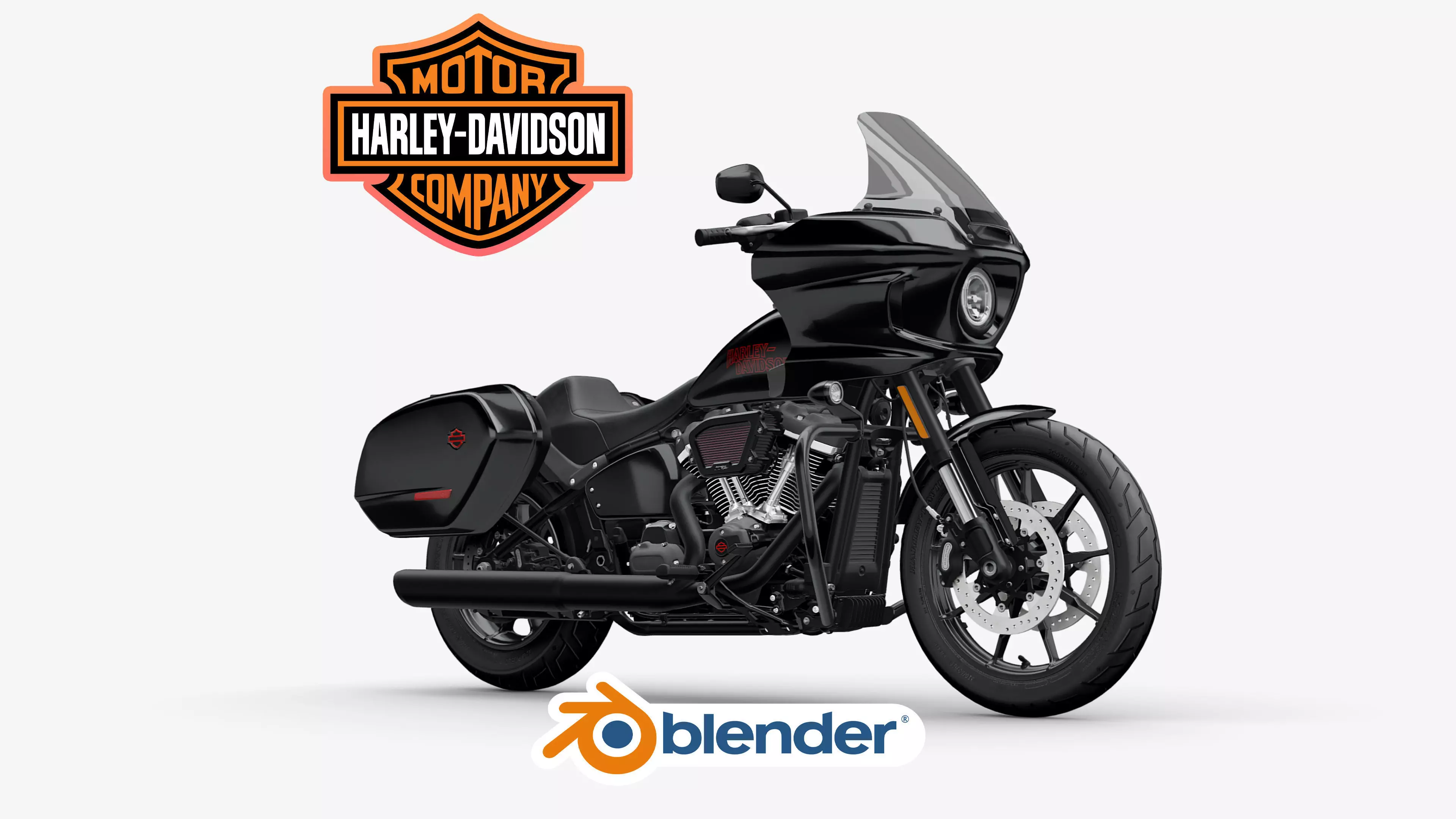 2025 Harley Davidson Low Rider ST Motorcycle Bike Low-poly 3D model