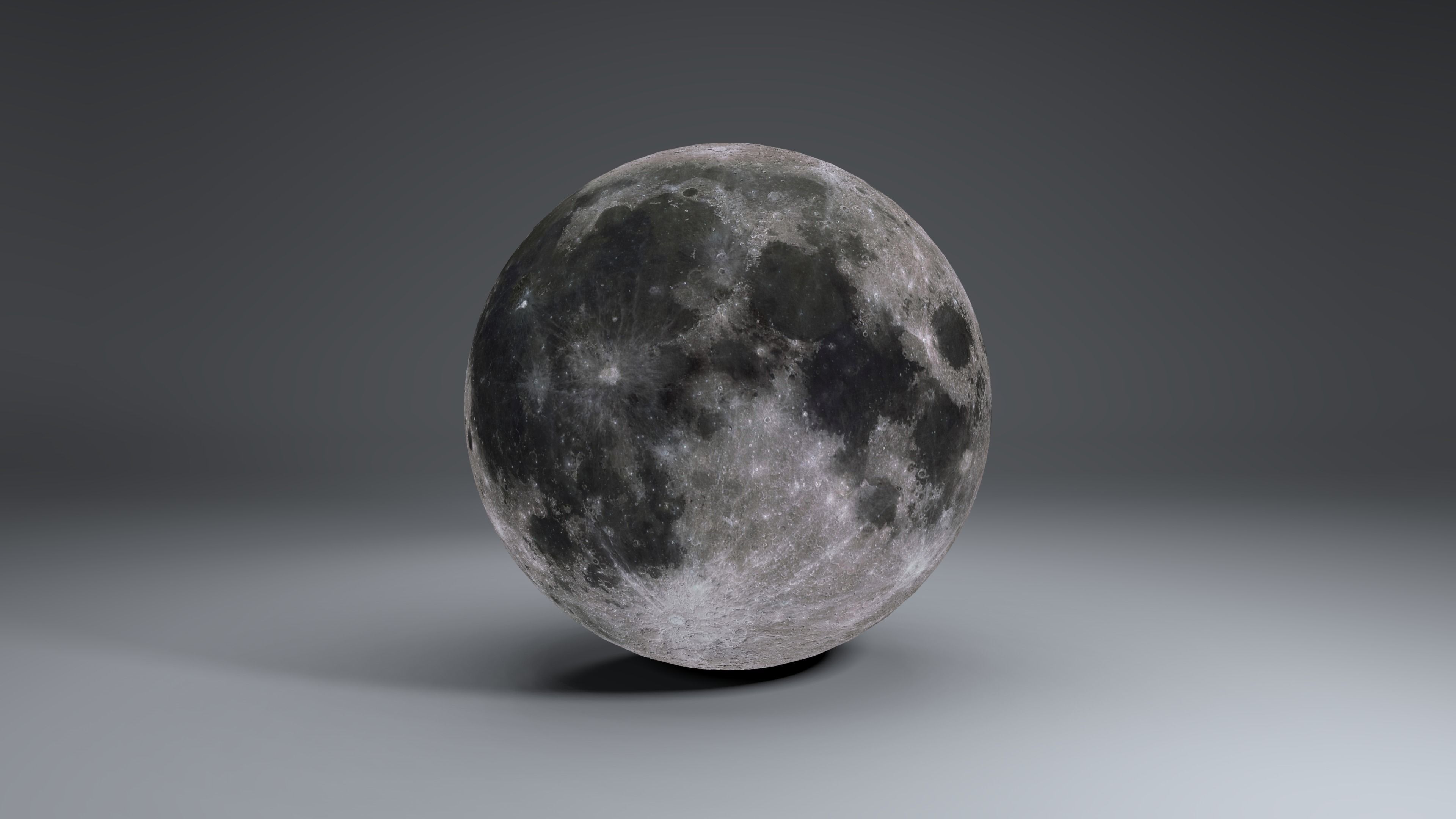 MoonGlobe 4k moon 3D model_0