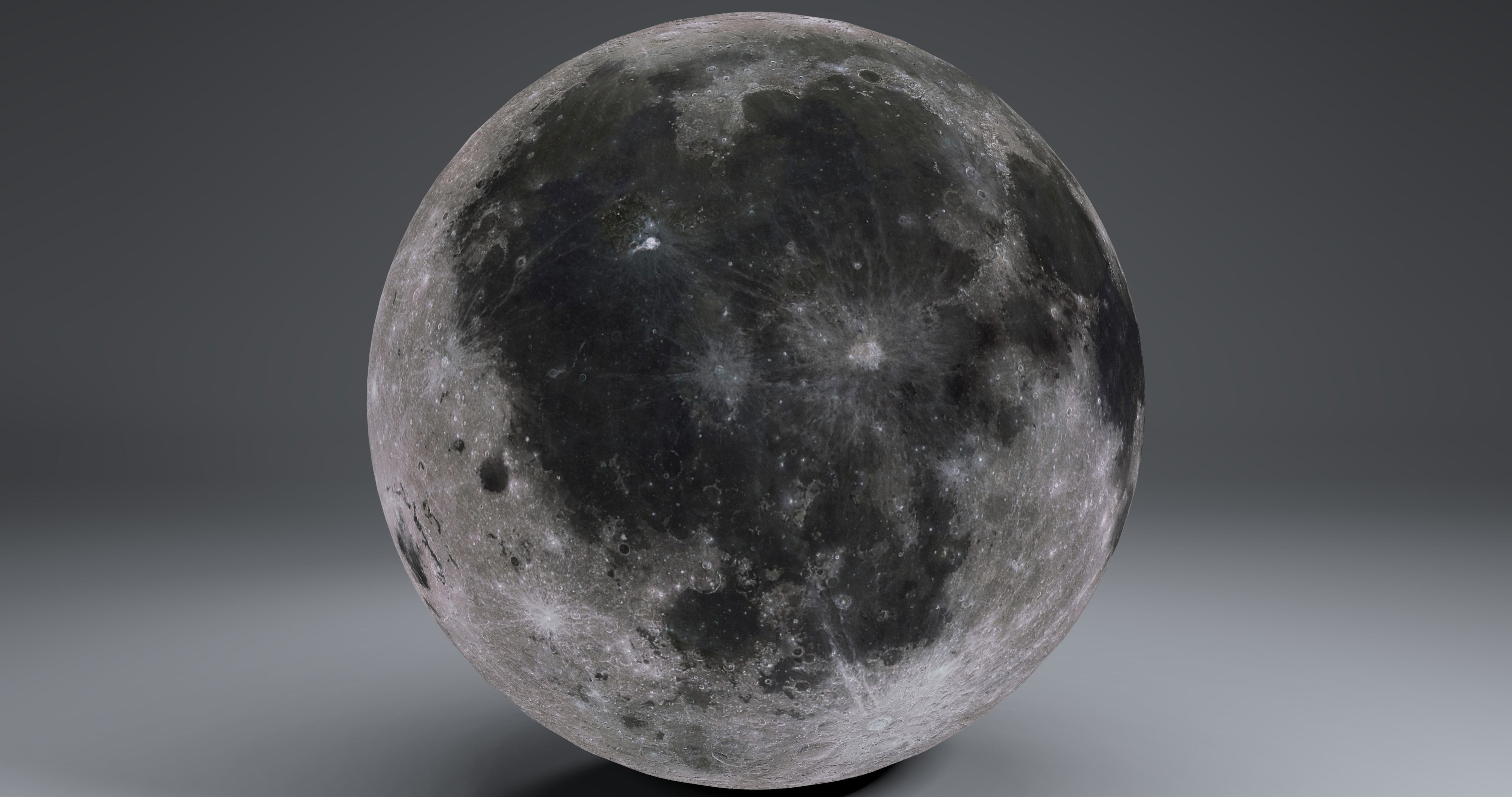 MoonGlobe 4k moon 3D model_2