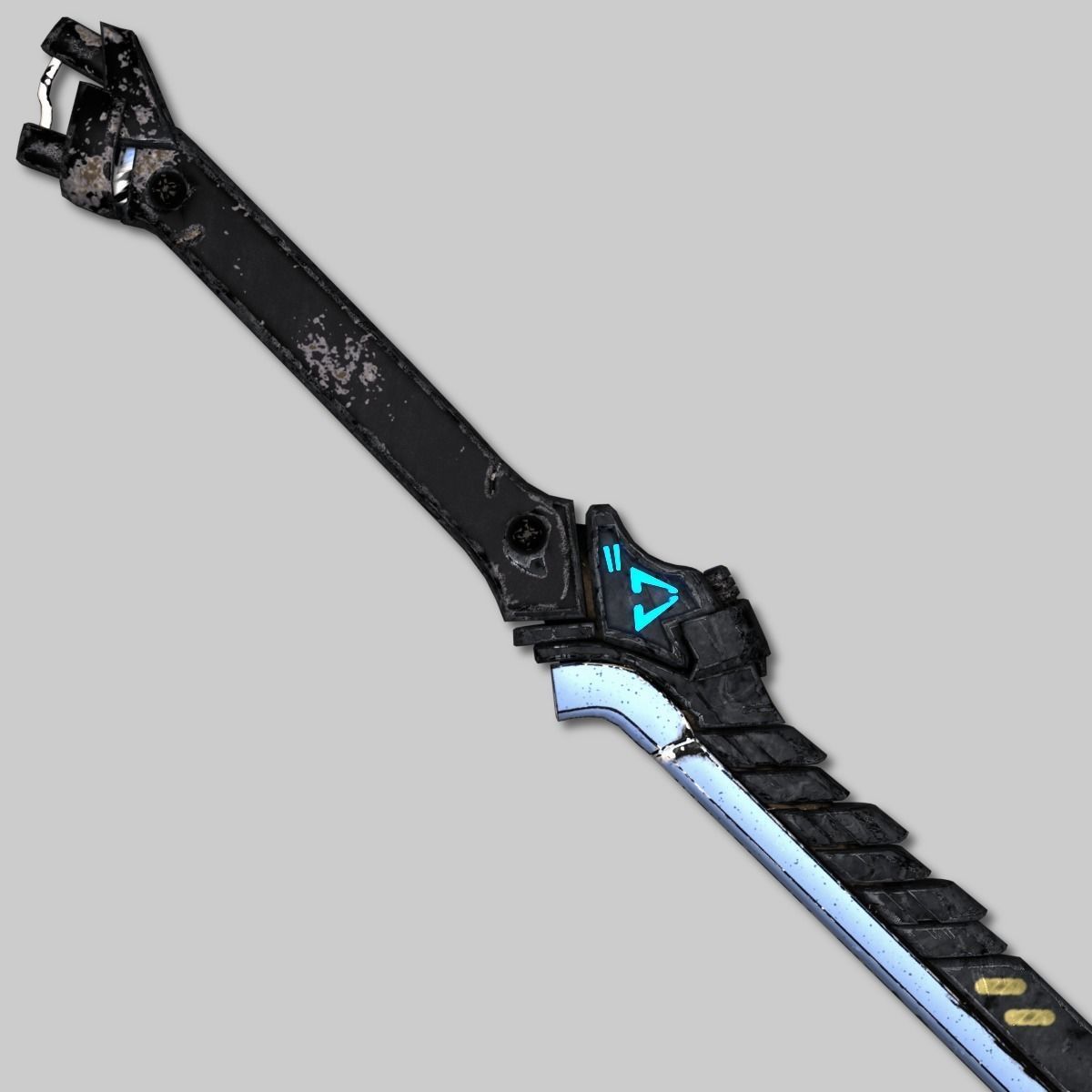 Sci-fi Sword Pack Low-poly 3D model_15