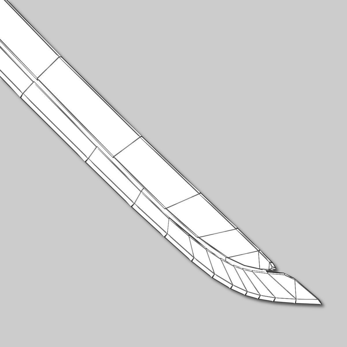 Sci-fi Sword Pack Low-poly 3D model_34