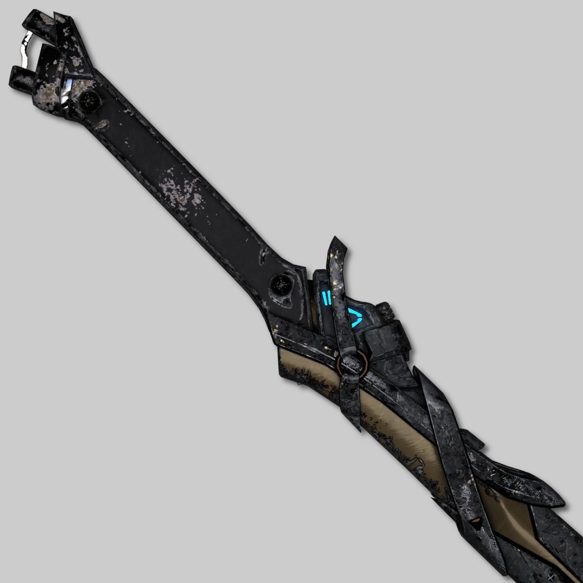 Sci-fi Sword Pack Low-poly 3D model_16