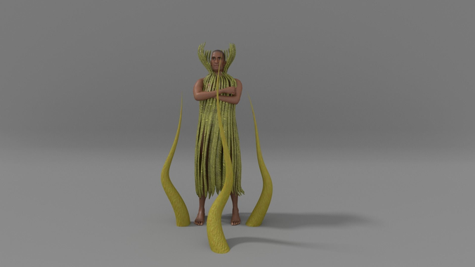 The plant man 3D model