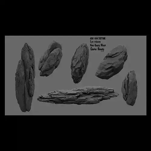 Rock Set group of rocks