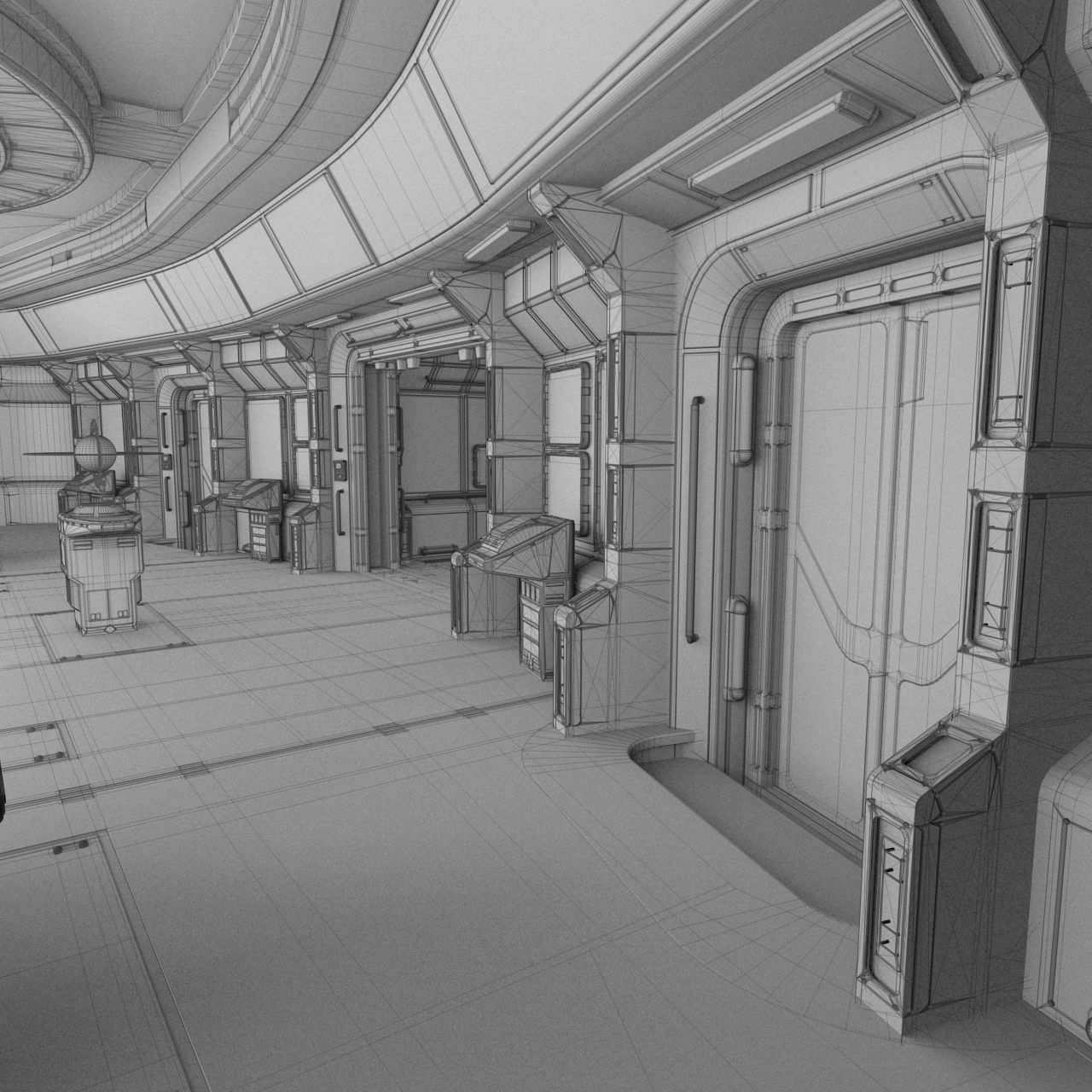 Starship Command Deck Collection 3D model_53