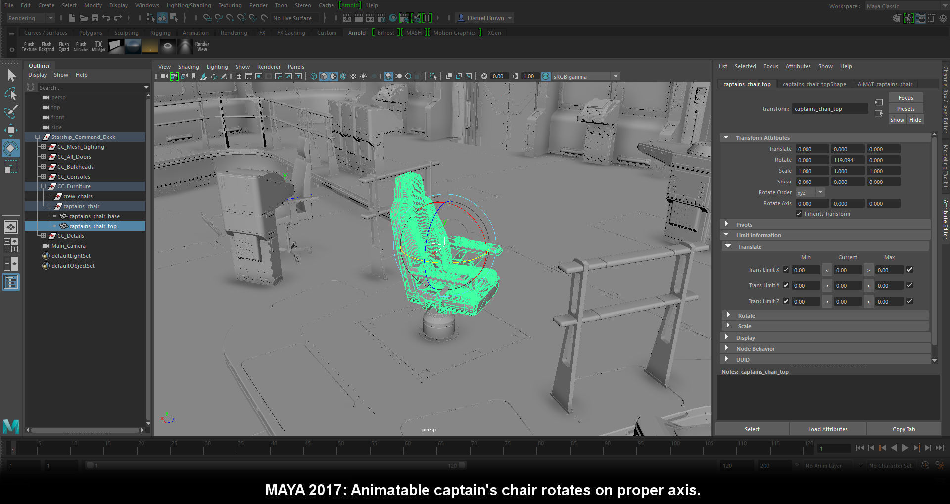 Starship Command Deck Collection 3D model_60