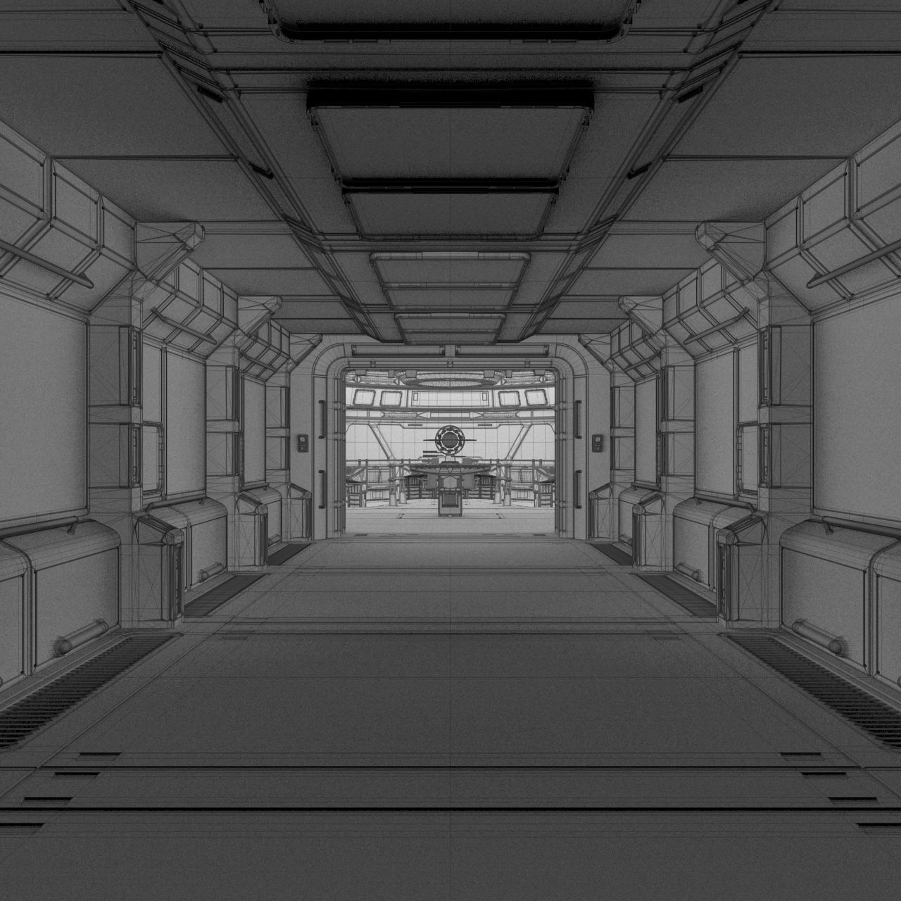 Starship Command Deck Collection 3D model_42