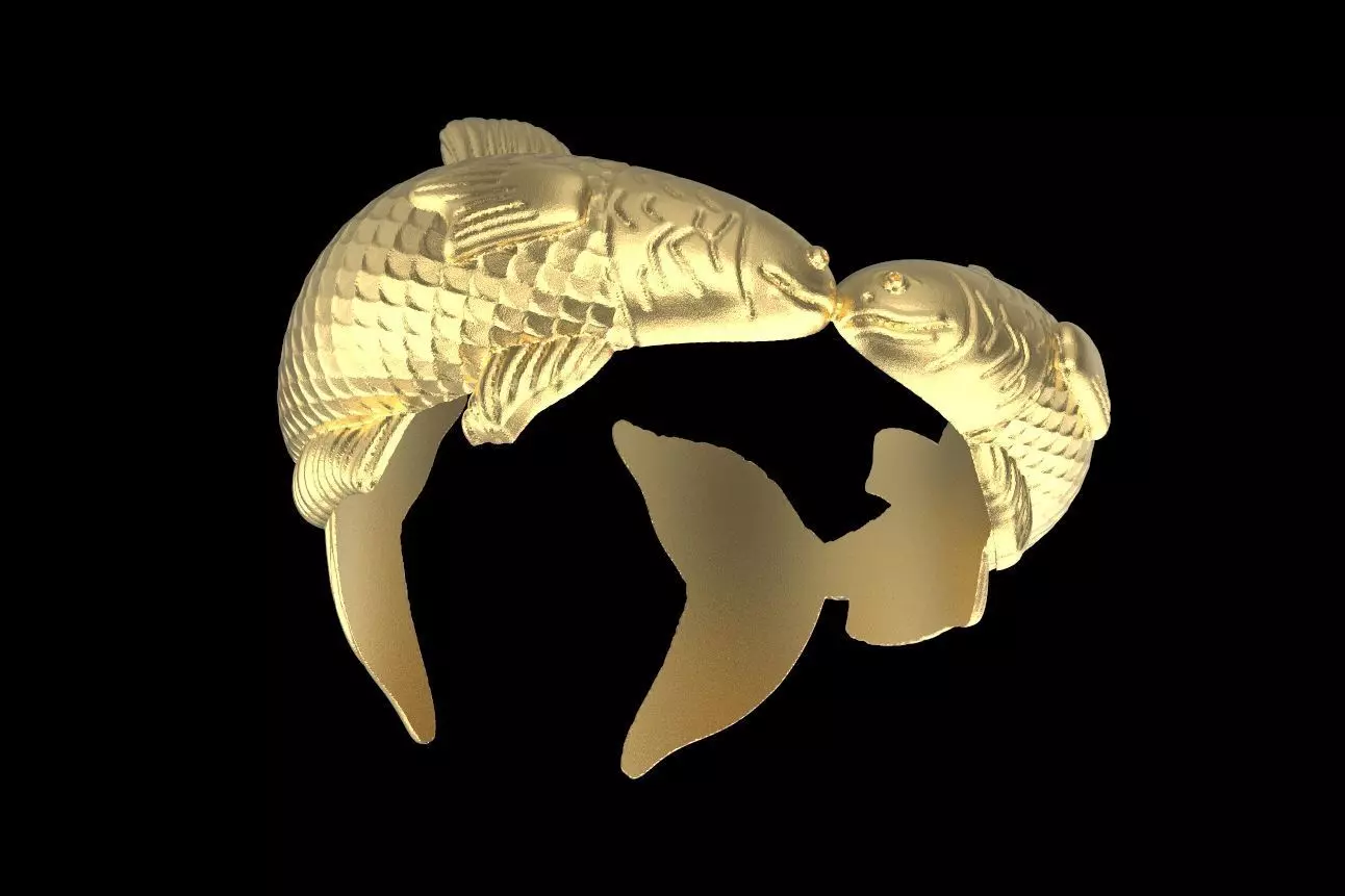 Fish Bracelet 3D Printable Jewelry Model 3D print model